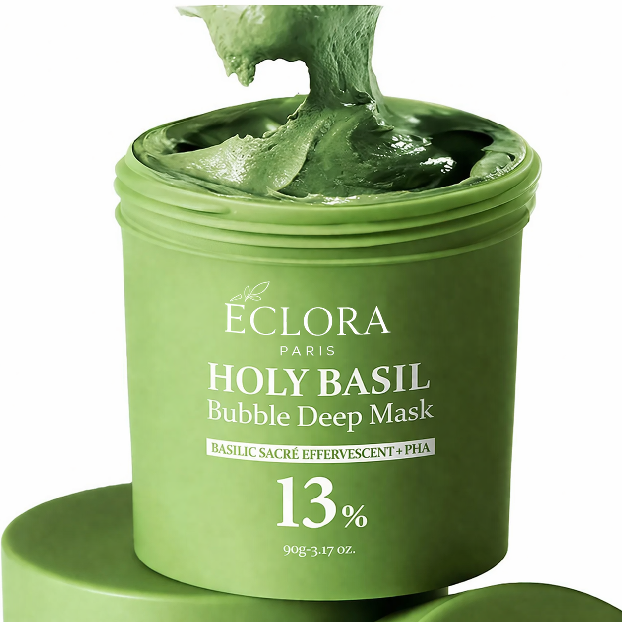 Eclora™ Masque Bubble Détox au Basilic Sacré